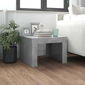 vidaXL Coffee Table 50x50x35cm Concrete Gray Spånskiva 815221