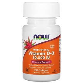 Now Foods Vitamin D-3 10000IU 240 Capsules