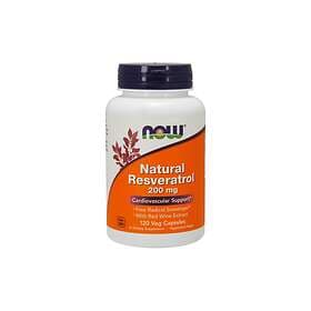 Now Foods Natural Resveratrol 200mg 120 Capsules