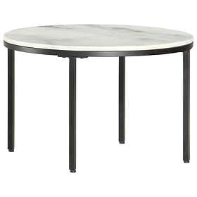 vidaXL Soffbord Massiv Äkta Marmor Ø65cm