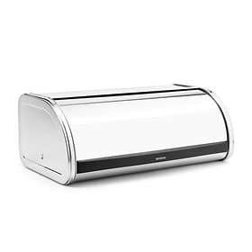 Brabantia Roll Top Bread Box Large Brilliant Steel