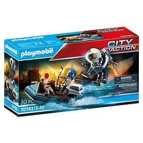 Playmobil City Action 70782 Police Jet Pack with Boat