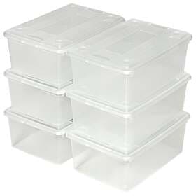 TecTake Förvaringslåda 12-pack