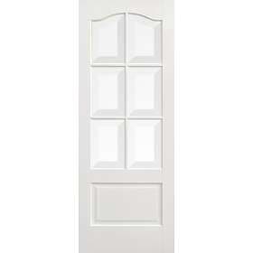 LPD Kent Solid Core White Primed 6L Clear Bevelled Glazing 1981x686mm