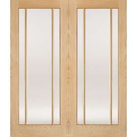 LPD Lincoln Solid Core Unfinished Clear Glazed (Pair) 1981x915mm