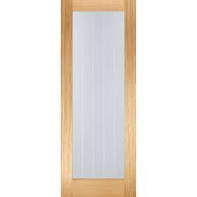 LPD Mexicano Pattern 10 Clear/Frosted Lines Glazed 1981x762mm (30")