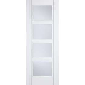 LPD Vancouver White Primed RM2S 4L Clear Glazed 2040x826mm