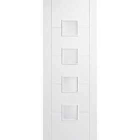 LPD Vancouver White Primed RM2S 4L Small Frost Glazed 1981x686mm