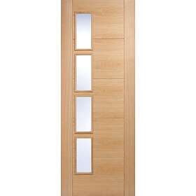 LPD Vancouver Solid Core Clear Glazed Offset 2040x726mm