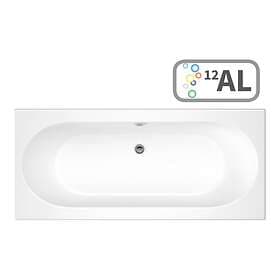 Bathrooms To Love Solarna Supercast Double End 0TH with LED 1800x800mm