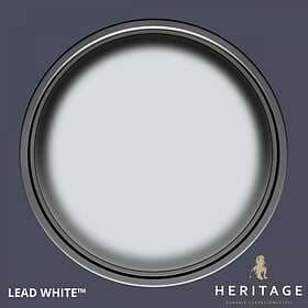 Dulux Trade Heritage Velvet Matt Finish Paint Tester Pot Lead White 0.125l