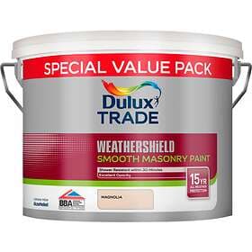 Dulux Trade Weathershield Smooth Masonry Paint Magnolia New Formulation 7.5l