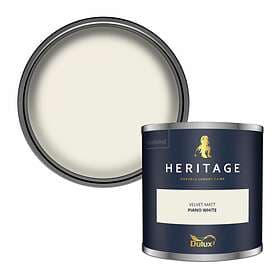 Dulux Heritage Piano White Velvet Matt 1l