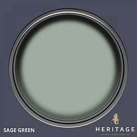 Dulux Trade Heritage Velvet Matt Finish Paint Tester Pot Sage Green 0.125l