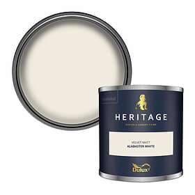 Dulux Heritage Alabaster White Velvet Matt 5l