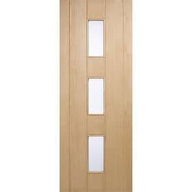 LPD Copenhagen Oak External Door 3L Frosted 2032x813mm