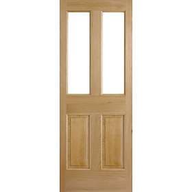 LPD Malton Oak External Door 2P/2L Unglazed 1981x838mm