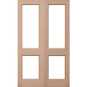 LPD 2XGG 2L Unglazed External Door Pairs 1981x1168mm