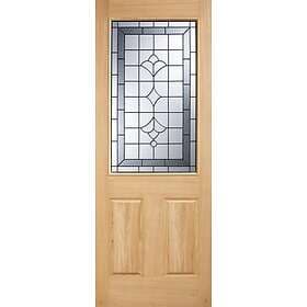 LPD Winchester Oak External Door Part L 1L Obscure DG 2032x813mm