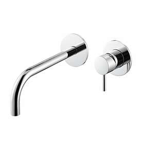 Bathrooms To Love Maira Wall Mounted Brass Basin Mixer (Chrome)