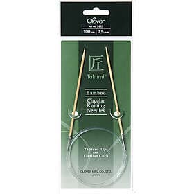 Clover Takumi Rundstickor Bamboo 100cm 2.5mm