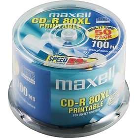 Maxell CD-R 700MB 25-pack Cakebox XL-II 80 Audio