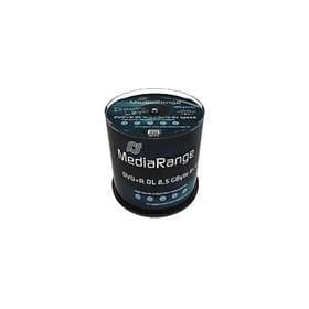 MediaRange DVD+R DL 8.5GB 8x 100-pack Cakebox Inkjet