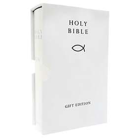 HOLY BIBLE: King James Version (KJV) White Compact Gift Edition