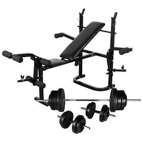 vidaXL 275363 Weight Bench Set
