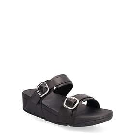 FitFlop Lulu Adjustable Leather Slides (Women's)
