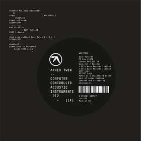 Aphex Twin: Computer coltrolled acoustic... (Vinyl)