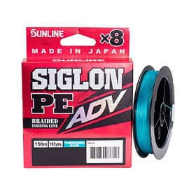 Sunline Siglon PE ADV (x8) 150m Turquoise Blue 3.64kg/8LB 0.132mm