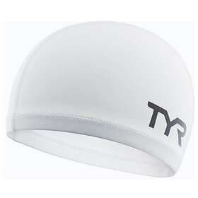 TYR Silicone Coated Badmössa Vit