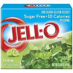 Jell-O Sugar Free Lime Jelly 8.5g