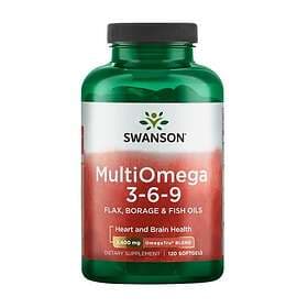 Swanson MultiOmega 3-6-9 120 Capsules