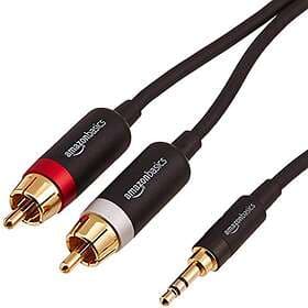 AmazonBasics 2RCA - 3.5mm 1.2m