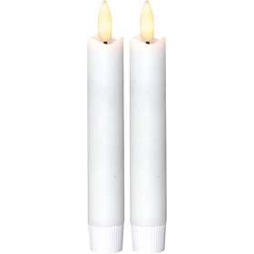 Star Trading LED Dinner Candle Flamme Rustic 2-pack
