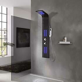 vidaXL Shower Panel 142996 (Black)