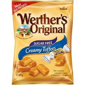 Werther's Original Sugar Free Creamy Toffees 80g