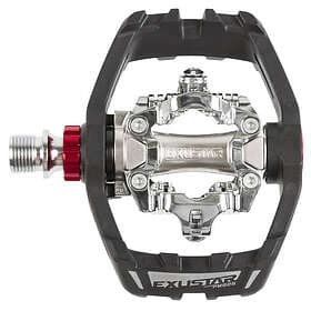 Exustar dubbelsidad SPD-pedal med cage