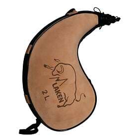 Laken Kidney Shape Leather Canteen 1L