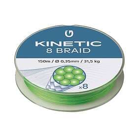 Kinetic 8 Braid 150m Fluo Green 0.14mm/11.5kg