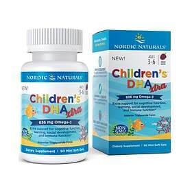 Nordic Naturals Children's DHA Xtra 636mg Omega-3 90 Capsules
