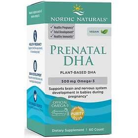 Nordic Naturals Prenatal DHA Plant-Based 500mg 60 Capsules