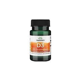 Swanson D-3 1000IU 60 Capsules