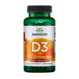 Swanson D-3 1000IU 250 Capsules