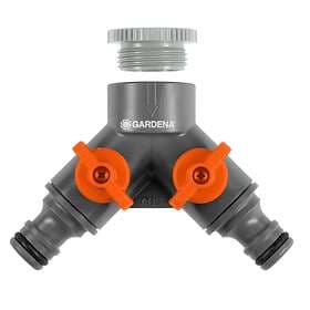 Gardena 2-Way Tap With Adapter