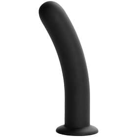 Sinful Slender Silicone Black Dildo Extra Large