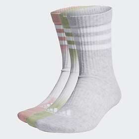 Adidas Dip-Dyed 3-Stripes Cushioned Crew Socks 3-pack