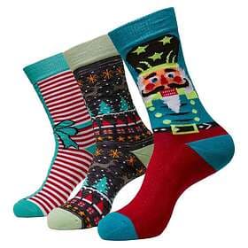 Urban Classics Christmas Nutcracker Socks 3-pack